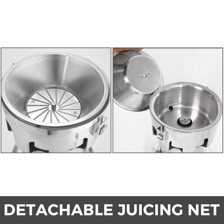 Vollum Manual Fruit Juicer - Commercial Grade, Stainless Steel And Cast  Iron - Non-skid Suction Cup Base - 18.5 - Gray : Target