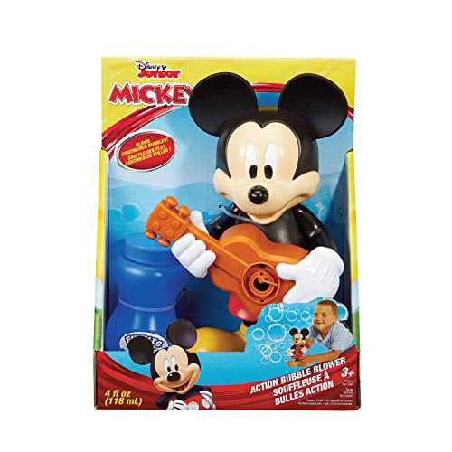 Disney Junior Mickey Mouse Super Bubble Bellie Battery Operated Bubble Maker New 
