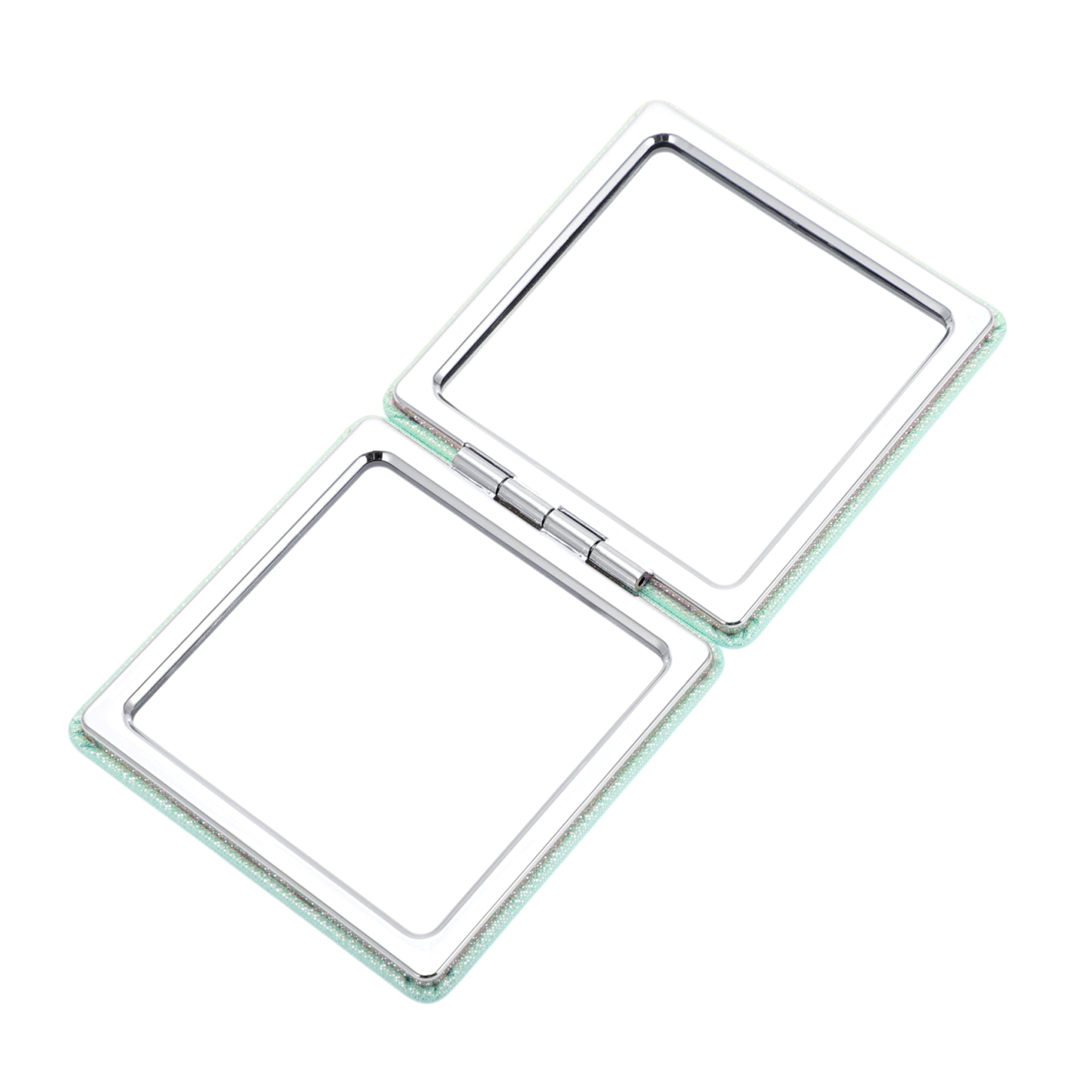 Unique Bargains 1pc Square Makeup Mirror for Personal Grooming Green