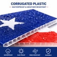 thumbnail image 7 of QuanTara Patriotic Yard Stakes Set of 3 15.7in Independence Day Outdoor Decor Waterproof Corrugated Plastic for Garden Lawn 4th of July Party Decoration, 7 of 7