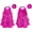 Rose, variant on Aislor Girls Shiny Sequins Tiered Tassel Leotard Ballet Dress with Hair Band Jazz Latin Samba Rumba Dancewear Purple 14