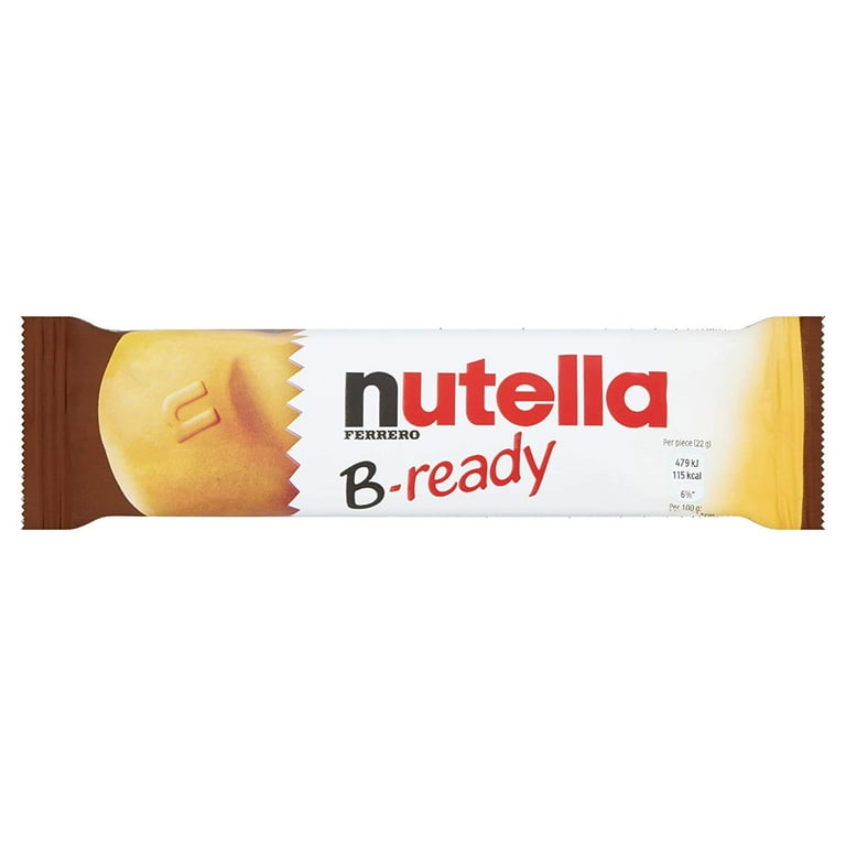Nutella B-Ready Wafers, Crispy Hazelnut Cocoa Filled Nutella B-Ready Wafers, Crispy Hazelnut Cocoa Filled