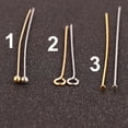 thumbnail image 4 of 100 unids 15/30/50mm 316L alfileres cabeza plana acero inoxidable suministros joyería alfileres de bola alfileres alfileres ojo para la fabricación manualidades accesorios y materiales accesorios de c, 4 of 4
