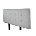 thumbnail image 3 of MJL Furniture Designs MJL Furniture Ali Button Tufted Silver Grey Upholstered Headboard California King, 3 of 5