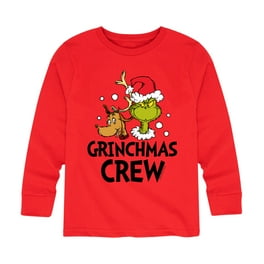Dr. Seuss The Grinch Christmas Grinch Smiles Toddler Youth Long Sleeve Graphic T Shirt Walmart