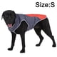 thumbnail image 2 of Abrigo cálido de invierno chaqueta de invierno para perros forro polar resistente al viento y a la nieveDZ208 rojo Spell grises, 2 of 5