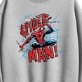 thumbnail image 2 of Marvel - Spider-Man Webs - Women's Oversized Fleece Crew Sweatshirt, 2 of 4