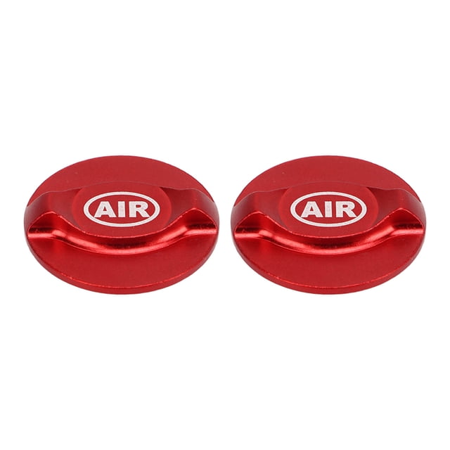 2 uds cubierta de horquilla delantera de bicicleta aleación de aluminio galvanizada roja absorción de impacto cubierta de hombro de Gas de aire para protección