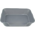 thumbnail image 3 of 2 Pack of Extra Large Cat Litter Box (ABS Material), Low Entry Senior Litter Pen for Geriatric Kitty Big Cats, Jumbo Pet Safe Litter Boxes Tray for Indoor Pets Potty (Gray, 24" L x 20" W), 3 of 8