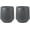 Gray, variant on Plant Pots，Set of 3 Plastic Pots for Indoor Plants,Flower Pots Outdoor Planters with Drainage Hole and Seamless Saucer,White