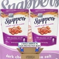 thumbnail image 2 of Snappers Dark Chocolate Sea Salt Caramel And Pretzel Cluster 2 Bag Bundle Pack - 2 Bags Of Delicious Snappers Treats - Chocolate, Caramel, & Pretzel Snack - In Protective Box, 2 of 3