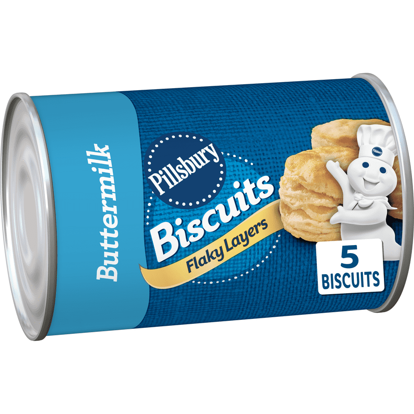 Pillsbury Flaky Layers Buttermilk Biscuits, 5 ct, 6 oz ...