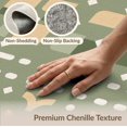 thumbnail image 6 of ODIKA 2'x3' Olive Green Geometric Boho Design Washable Doormat Eclectic Modern Pattern with Abstract Shapes Non-Slip, Low Pile for Entryway, Kitchen, Laundry Room, 6 of 7