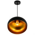 thumbnail image 2 of CWI Lighting Suspension Dynamique 1 Lumière avec Finition Noire, 2 of 5
