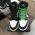 thumbnail image 2 of Size 10.5 - A i r-Jor-dan 1 Retro OG High Lucky Green (USED), 2 of 5