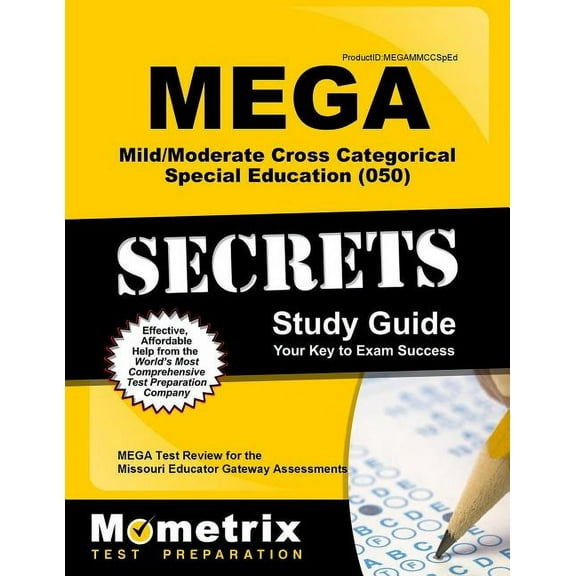 Mega Mild/Moderate Cross Categorical Special Education (050) Secrets Study Guide : Mega Test Review for the Missouri Educator Gateway Assessments (Paperback)