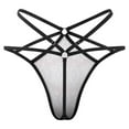thumbnail image 5 of Aztec Geometry Pattern Open Type Women's Panties Crotch Opening G-strings Thongs Lingeries Underwear, 5 of 7