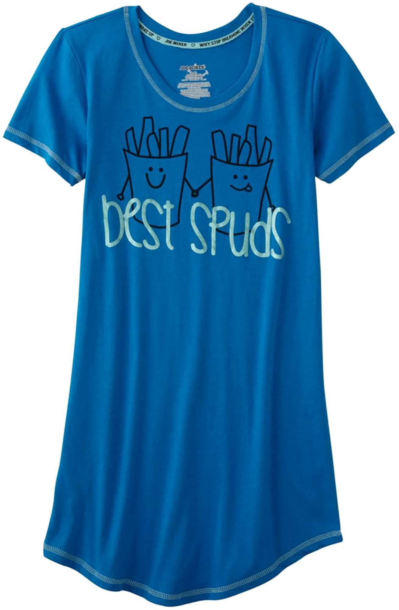 Joe Boxer Womens Blue Best Spuds 