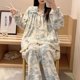 thumbnail image 4 of Pajama Pants Set Women's Clothing Homewear Winter Thick Cute Coral Velvet Comfortable Casual Simple Stylish Loose Large Size, 4 of 4
