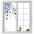 thumbnail image 2 of Blue Eucalyptus Leaves Window Privacy Film, Summer Botanical Watercolor Static Cling UV Sun Blocking Tint Film Heat Control Windows Films for Bedroom Bathroom, Window Stickers 29.5"x78.7", 2 of 8