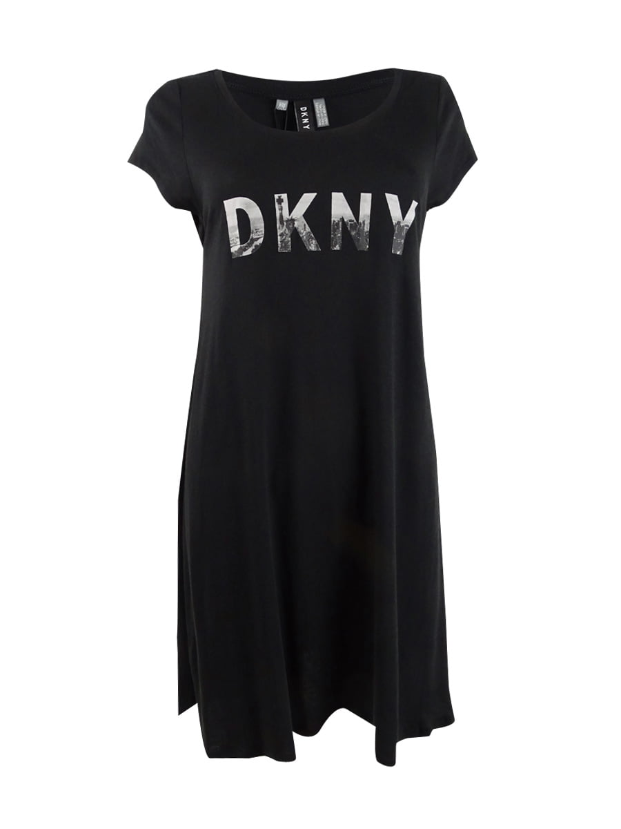 DKNY Women/'s Swimming Suit Cover-up Dress Green With Pattern Size S $136