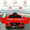 thumbnail image 4 of Gymax 12V Kids Ride On Car Maserati GranCabrio Licensed w/ Remote Control& Lights Red, 4 of 10