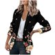 thumbnail image 1 of Puntoco Moda Mujer Traje de negocios Color sólido Costura Plaid Impreso Manga larga Rebeca Abrigo top Puntoco Puntoco-4203, 1 of 4
