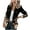 Black, variant on Aboser Women's Blazer for Work Business Casual Floral Print Cardigan Open Front Long Sleeve Coat Gradient Lightweight Jacket Work Office Balzers