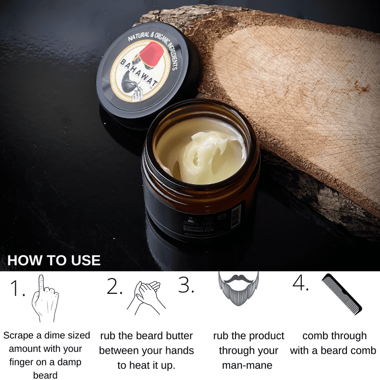  BAHAWAT: Premium Beard Oil Conditioner & Softener - Oriental  Knight- 2 ounce - Beard Itch and Dry Skin Relief - Handcrafted from Natural  Ingredients - Made in the USA : Beauty & Personal Care