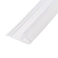 thumbnail image 2 of Uxcell 0.79''x0.24''x78.74 H-Type Frameless Glass Door Sweep Bottom Side Seal Strip Plastic Clear 1pcs, 2 of 4