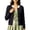 A#Black544, variant on Eyelet Knit Open Front Cardigan For Women Long Sleeve Coat Bavarian Fair Jacket