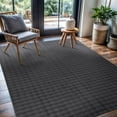 thumbnail image 4 of CAMILSON Ultra Soft High Pile Fluffy Non-Slip Indoor Area Rugs Dark Gray 8x10, 4 of 8