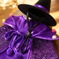 thumbnail image 4 of Nkmbld Halloween Porch Goose Decor for 23" Cement Plastic Geese Costume with Witch Hat for Fall Outdoor Garden Patio Statue Thanksgiving Decor, 4 of 7