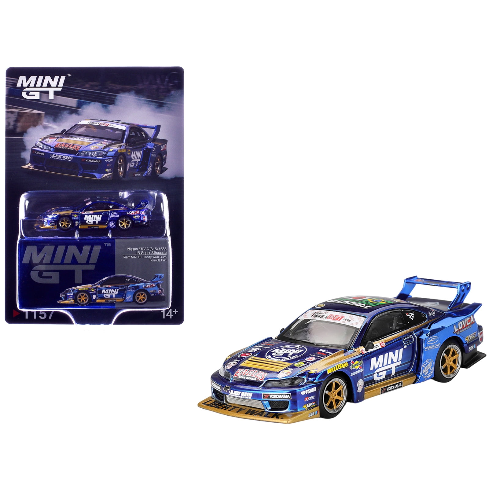 minigt ミニGT Kaido house 街道ハウス　R34 海外限定 ③ Kaido House x Mini GT Nissan Skyline GT-R (R34) Kaido Works V2