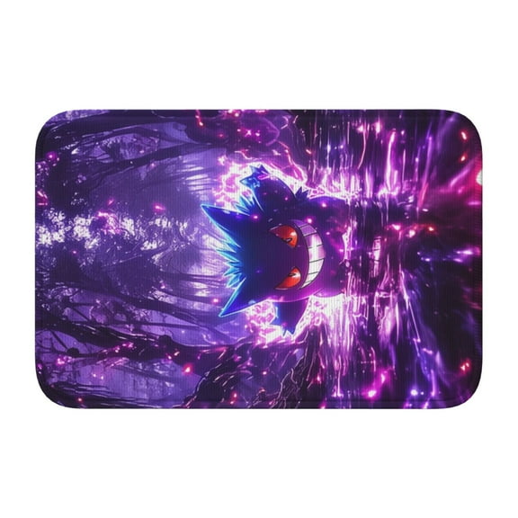 Gengar Bathroom Rugs Non Slip Bath Mat Durable Kitchen Bedroom Rug Area Rug Door Mat 23.6 x 15.7 Inch