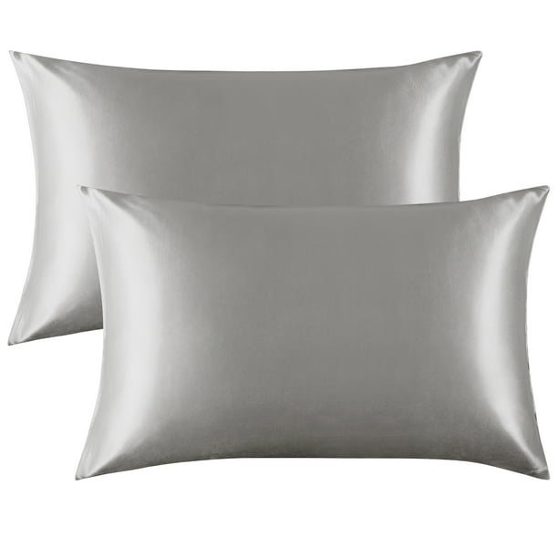 FLXXIE Silk Satin Toddler Pillowcases with Envelope Closure, Ultra Soft