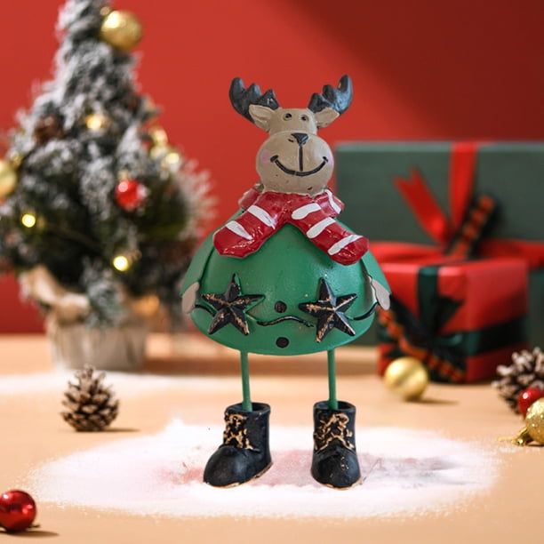Adornos navideños, adornos navideños, decoración navideña de hierro, decoración navideña, adorno navideño, decoración de escenas navideñas, accesorios, adornos para árboles de Navidad, colgante de hie