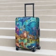thumbnail image 3 of Wukai Sea World Elastic Luggage Cover: Personalized Protection for Your Suitcase - Fits 19~29-inch, Washable & Durable Travel Companion-Large, 3 of 8