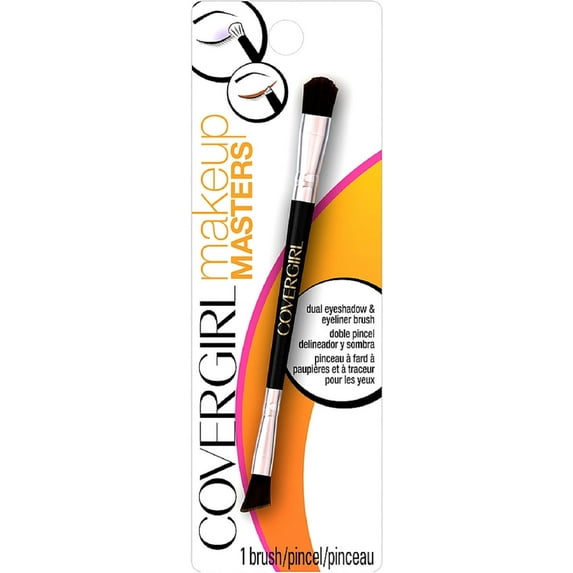 CoverGirl Makeup Masters Dual Eyeshadow & Eyeliner Brush 1 ea (Pack of 2)