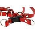thumbnail image 3 of Genuine Leather Adjustable Step-in Dog Harness 2 Sizes Small XSmall [Red], 3 of 4