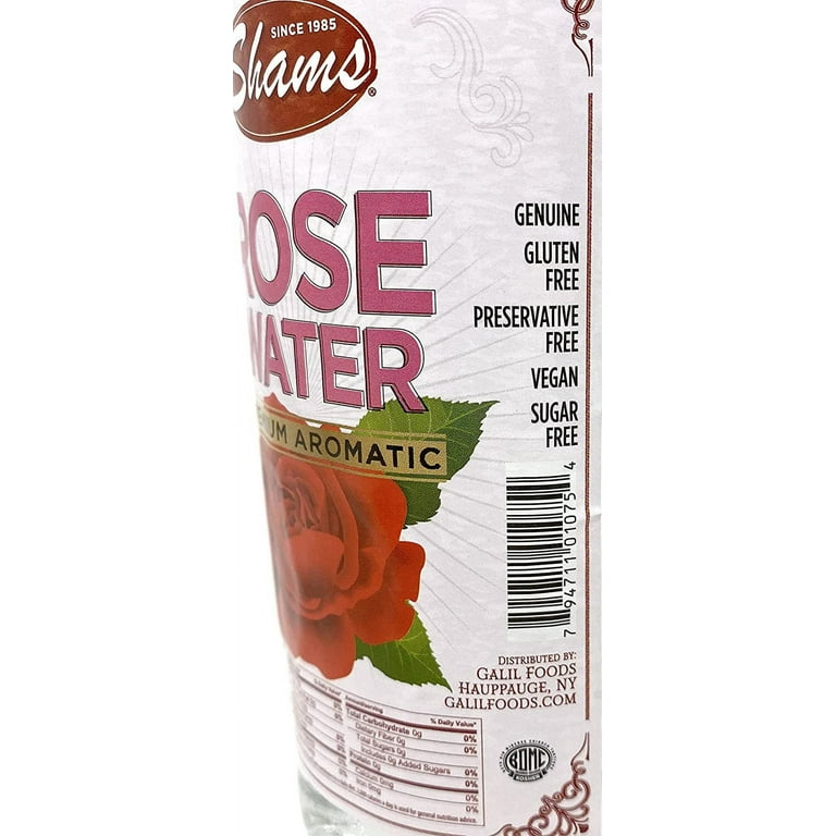 Buy Shams Premium Rose Water 16.9 Ounce – For Cooking, Baking, Desserts,  Skincare – Ready to Use, Gluten-Free, Preservative-Free, Vegan and  Sugar-Free Online at desertcartMorocco