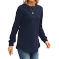thumbnail image 3 of OutfitShow Sweatshirts for Women Casual Long Sleeve Crewneck Shirts Tunic Tops,Sizes S-3XL, 3 of 8