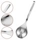 thumbnail image 5 of 1 PC Filtro Cuchara de acero inoxidable Colador Cuchara Durable Frying Spoon (Plata), 5 of 7