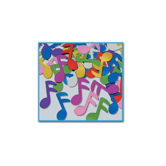 Beistle Multi-Color Musical Notes Confetti (12 Packages/Case)