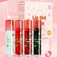 thumbnail image 4 of Long Lasting Lip Gloss Lip Tint Stain 4 Colors Roll-On Fruit Juice Lip Glaze for Lips & Cheeks, Moisturizing Water Tint, Non-Stick to Cup, Hydrating Pout, Winter Makeup, Holiday Gi Makeup Organizers, 4 of 9