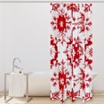 Christmas Snowflake Seamless Pattern Shower Curtain 60x72 Inch