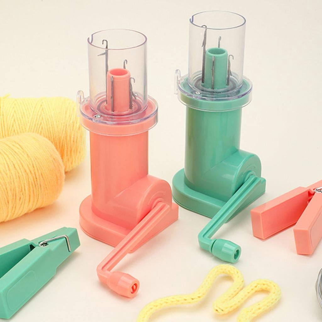 YIGSECU Hand Operated Cord Knitter Knitting Machine Manual Knitting Mill Machine Bracelets Making Tool With Yarn Needle Cord