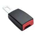 thumbnail image 1 of Almohadillas extensoras para cinturón de seguridad, 2 uds., mochila, hebilla hasta un cómodo bolso de hombro para ordenador portátil (negro y rojo), 1 of 5