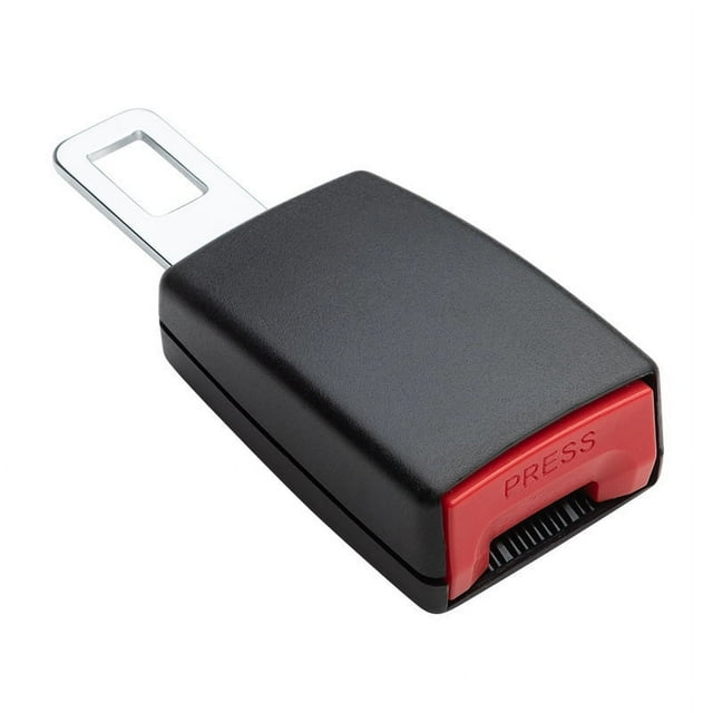 Almohadillas extensoras para cinturón de seguridad, 2 uds., mochila, hebilla hasta un cómodo bolso de hombro para ordenador portátil (negro y rojo)