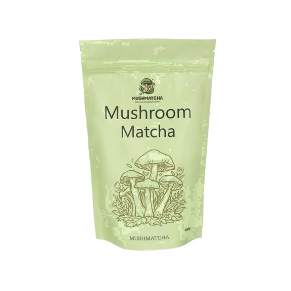 MushMatcha Matcha Powder Ceremonial Grade Gluten-Free 1 Count 100g